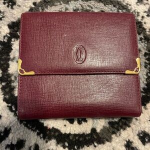 Elegant Burgundy Leather Wallet